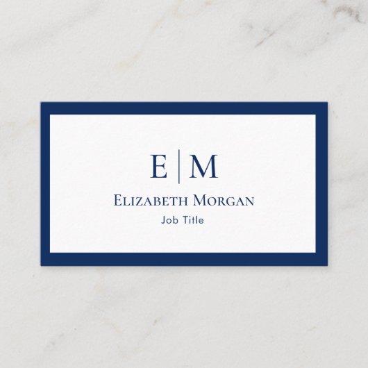 ミニマリストラグジュアリモダンー 名刺 (正面)