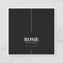 ミニマリストラグジュアリーオンラインブティックブラック/ホワイト