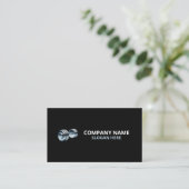 ミニマリストラグジュアリートレーナーコーチウェイトフィットネス 名刺 (スタンド正面)