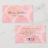 ミニマリストラグジュアリーブティックアイボリー名刺 名刺 (正面/裏面)