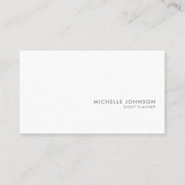 ミニマリストラグジュアリーブティックブラック/ホワイト 名刺