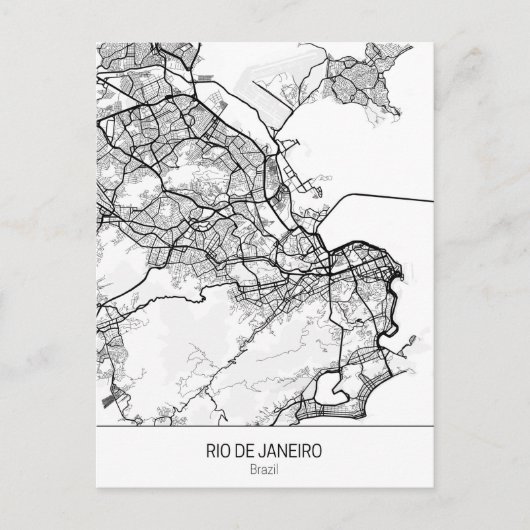 ミニマリストリオデジャネイロブラジル ポストカード (正面)