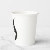 ミニマリストリス – インクブラシ動物オン 紙コップ (左)