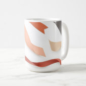 ミニマリストリボンイラスト コーヒーマグカップ (正面右)