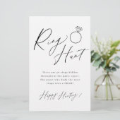 ミニマリストリング狩りブライダルシャワーゲーム (スタンド正面)