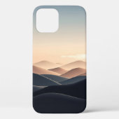 ミニマリストレイヤードヒルズフォンケース - エーテリアルデザイン Case-Mate iPhoneケース (裏面)