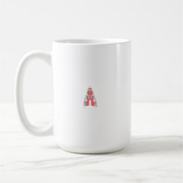 ミニマリストレッドエンブレムクラシックマグ コーヒーマグカップ