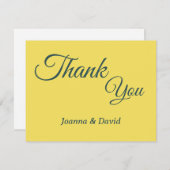ミニマリストレモンシフォンカスタム サンキューカード (正面/裏面)