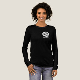 ミニマリストロゴとテキストのビジネス トライブレンドTシャツ