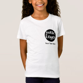 ミニマリストロゴとテキストのビジネス Tシャツ