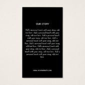 ミニマリストロゴビジネスつるラベル (裏面)