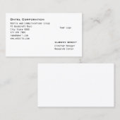 ミニマリストロゴ 名刺 (正面/裏面)