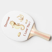 ミニマリストロマンチックな水の色シータイムサマートート 卓球ラケット (横)