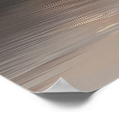 ミニマリストロンドンスカイライン – ソフトトーンブリティッシュアート ポスター (角)