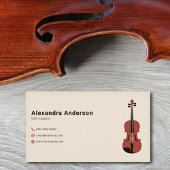 ミニマリストヴァイオリン先生 名刺