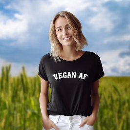ミニマリストヴィーガンAF Tシャツ