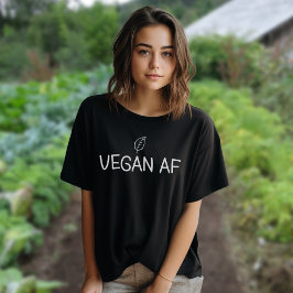 ミニマリストヴィーガンAF Tシャツ