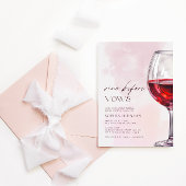 ミニマリストヴィーノウィーブーズブライダルシャワーワイン 招待状
