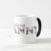 ミニマリスト世界の最高のグラニーフォトコラージュ モーフィングマグカップ (正面右)