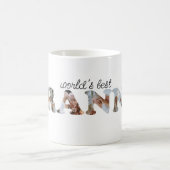 ミニマリスト世界の最高のグラニーフォトコラージュ モーフィングマグカップ (中央)