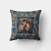 ミニマリスト両親ゴールデンアニバーサリー装飾用クッション クッション (裏面)