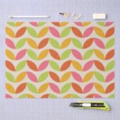 ミニマリスト中世紀型スカンジナビア葉のパターン 薄葉紙 (クラフト)