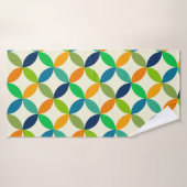 ミニマリスト中世紀幾何モダン物 バスタオル (バスタオル)