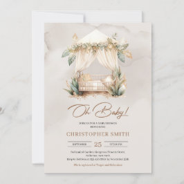 ミニマリスト中性子供部屋ヌーク熱帯緑 招待状