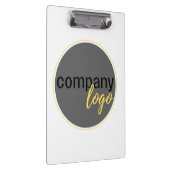 ミニマリスト企業独自のロゴブランドホワイト クリップボード (右)