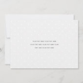 ミニマリスト休日の手書きスクリプトフォトカード シーズンカード (裏面)