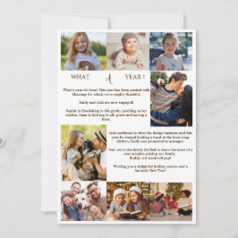 ミニマリスト何A年の写真コラージクリスマス シーズンカード