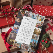 ミニマリスト何A年の写真コラージクリスマス シーズンカード