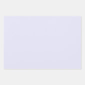 ミニマリスト光薄紫紫プレーン無地のカラーWr ラッピングペーパーシート (正面2)