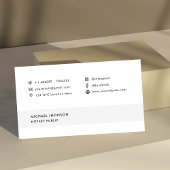 ミニマリスト公証人パブリックQrコードソーシャルメディアのアイコン 名刺