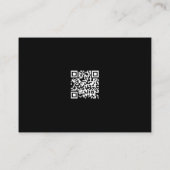 ミニマリスト公証人署名エージェントフォトプロフェッショナル 名刺 (裏面)