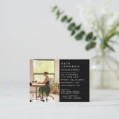 ミニマリスト公証人署名エージェントフォトプロフェッショナル 名刺 (スタンド正面)