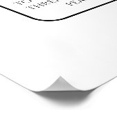 ミニマリスト内面平和図解入りの、写真付きの引用文 ポスター (角)