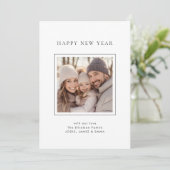 ミニマリスト写真の名前 おめでとうございます シーズンカード (スタンド正面)