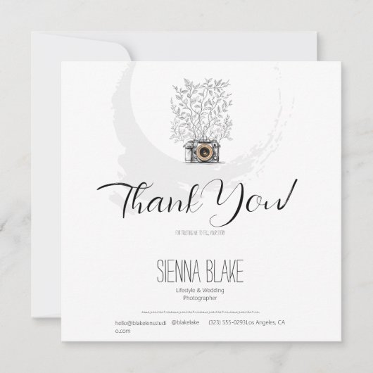 ミニマリスト写真クライアントレビューありがとう車 (正面)