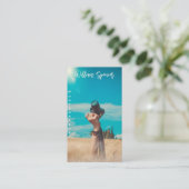 ミニマリスト写真フルフォトシンプルビジネス 名刺 (スタンド正面)