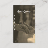 ミニマリスト写真フルフォトシンプルビジネス 名刺 (正面)