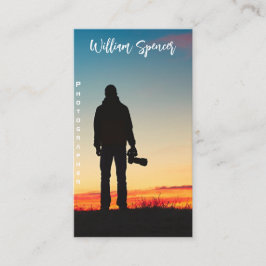 ミニマリスト写真フルフォトシンプルビジネス 名刺