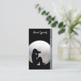 ミニマリスト写真フルフォトシンプルビジネス 名刺