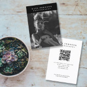 ミニマリスト写真フルフォトトレンディー 名刺