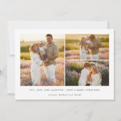 ミニマリスト写真ホリデーカード | クリスマスカード 招待状 (裏面)