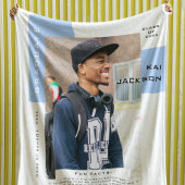 ミニマリスト写真大学院写真おもしろいファクト記念 フリースブランケット