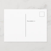 ミニマリスト写真結婚の追加Postcありがとう ポストカード (裏面)