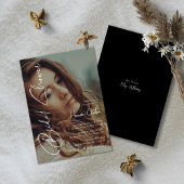 ミニマリスト写真&書道ブライダルシャワー 招待状