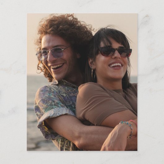 ミニマリスト前衛白予算結婚のメニュー (裏面)