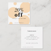 ミニマリスト割引カード 割引カード (正面/裏面)